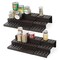 4pcs Bronze Tiered Spice Rack – Step Shelf Organizer for Kitchen Cabinet, Countertop & Pantry Storage